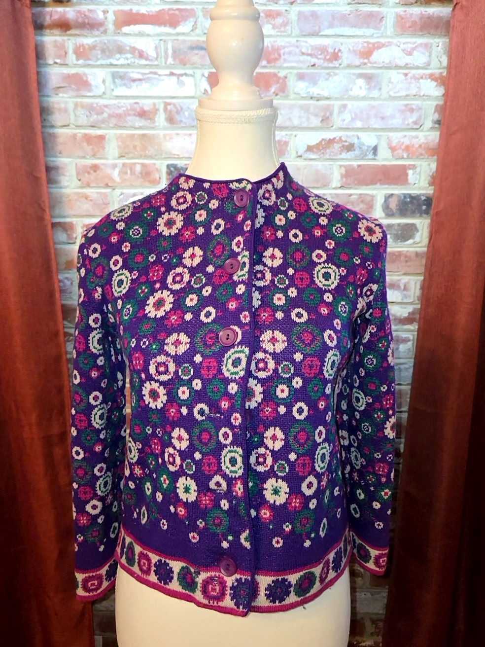 Catalina Jacquard Wool Sweater