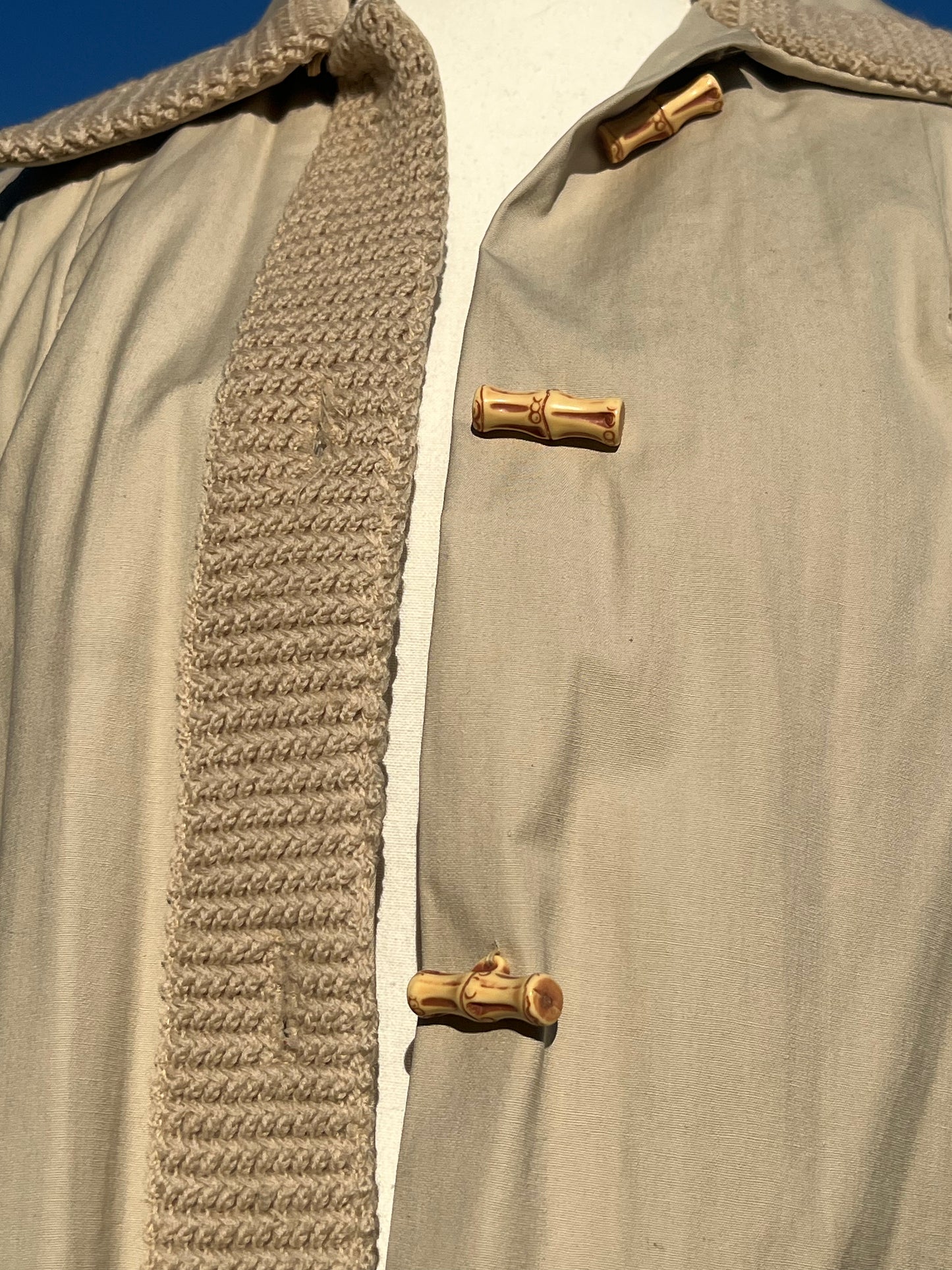 Khaki Jacket with Quilted Lining