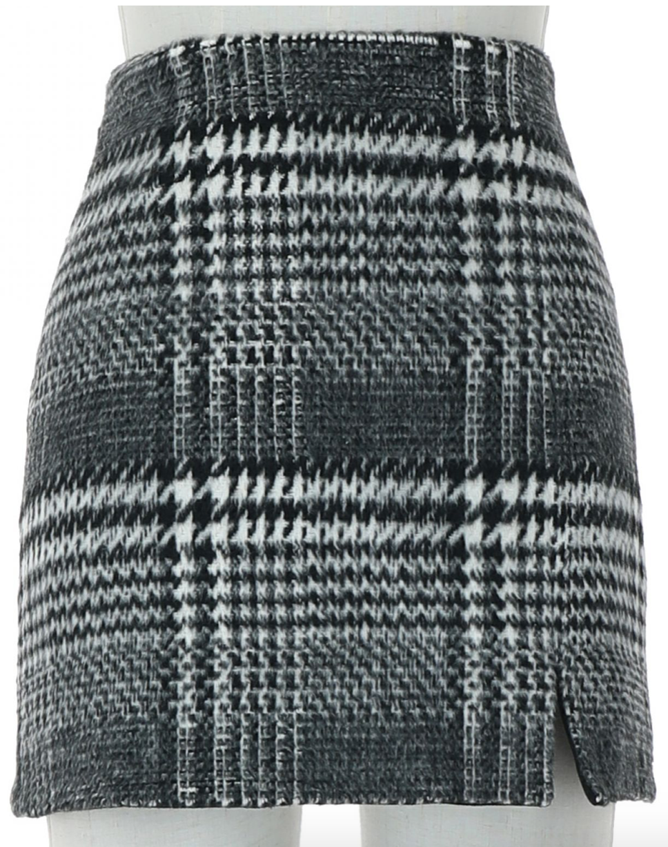 Plaid Mini Skirt