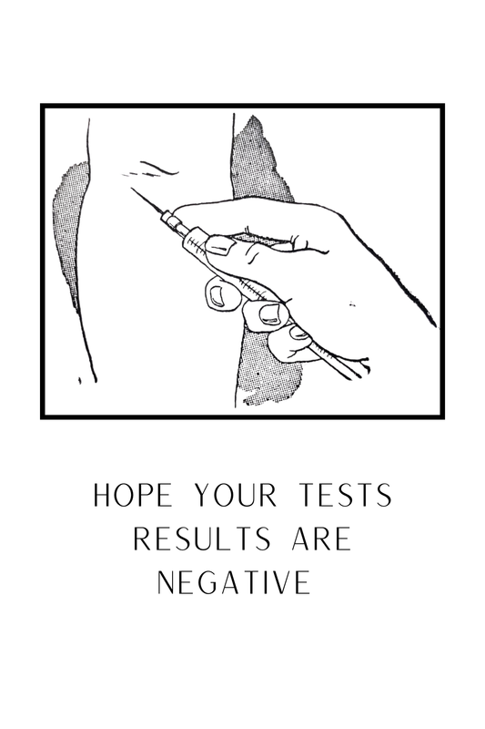Postcard I Hope Your Test Results Are Negative