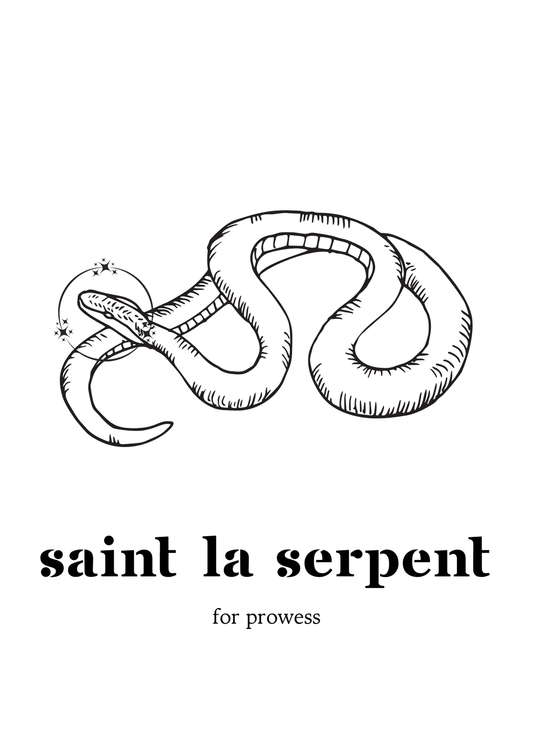 Swamp Saints Snake 5x7 Print