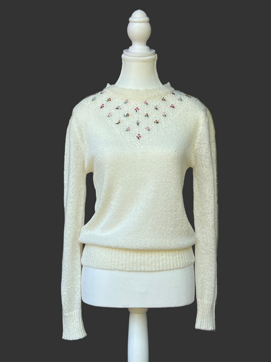 Collections Flower Detailed Sweater