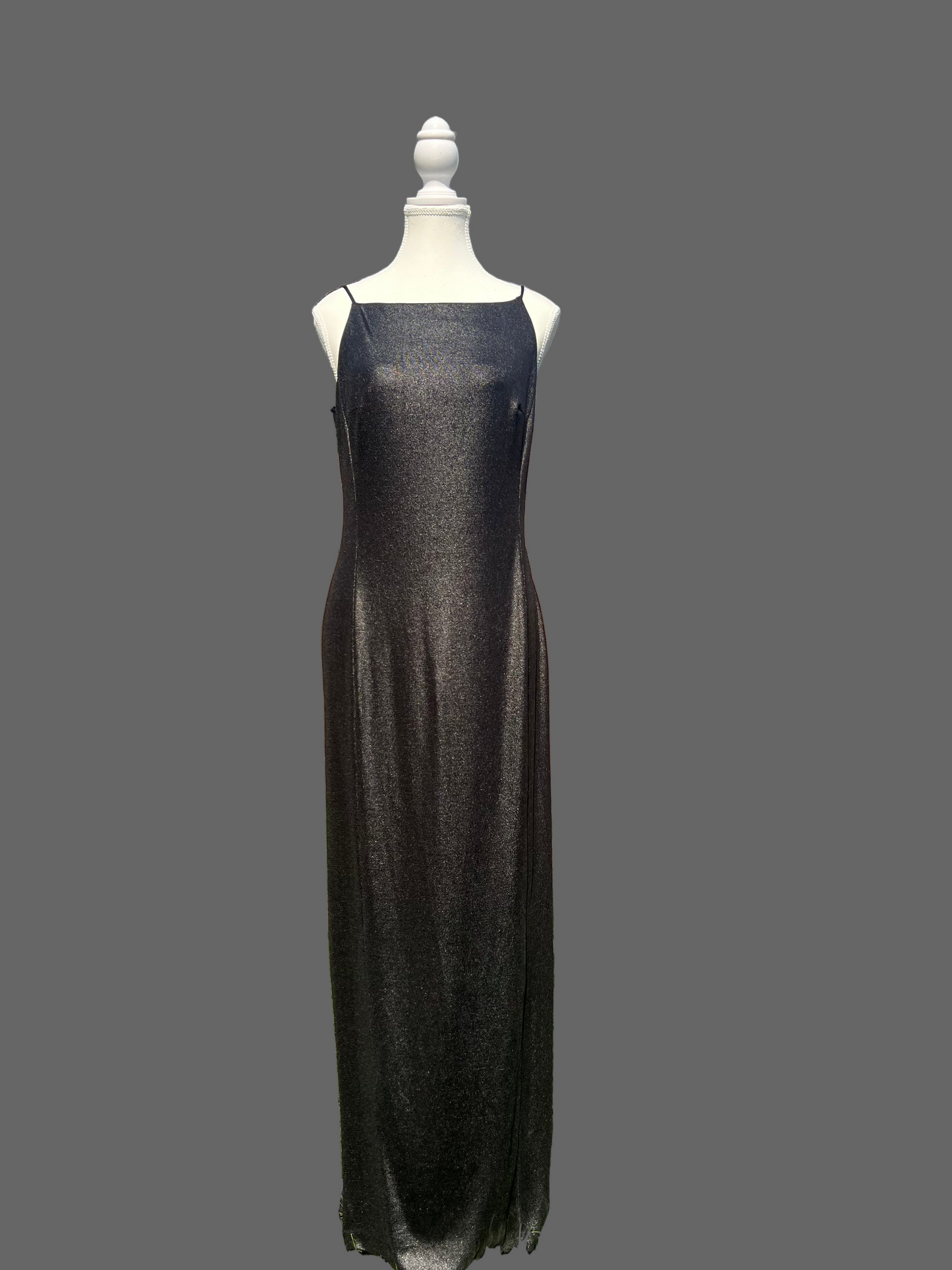 Alex Evenings Black Shimmer Gown