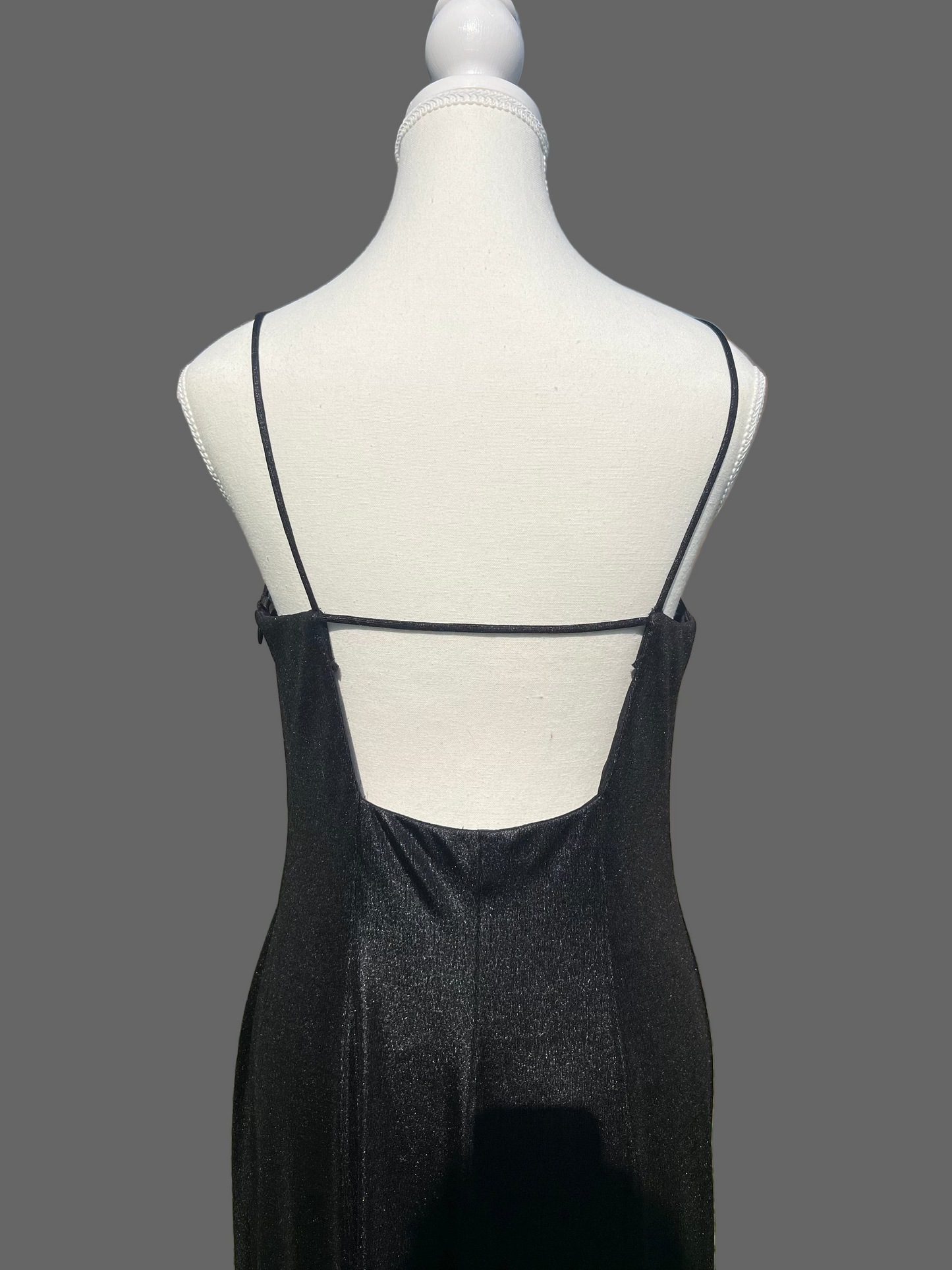 Alex Evenings Black Shimmer Gown