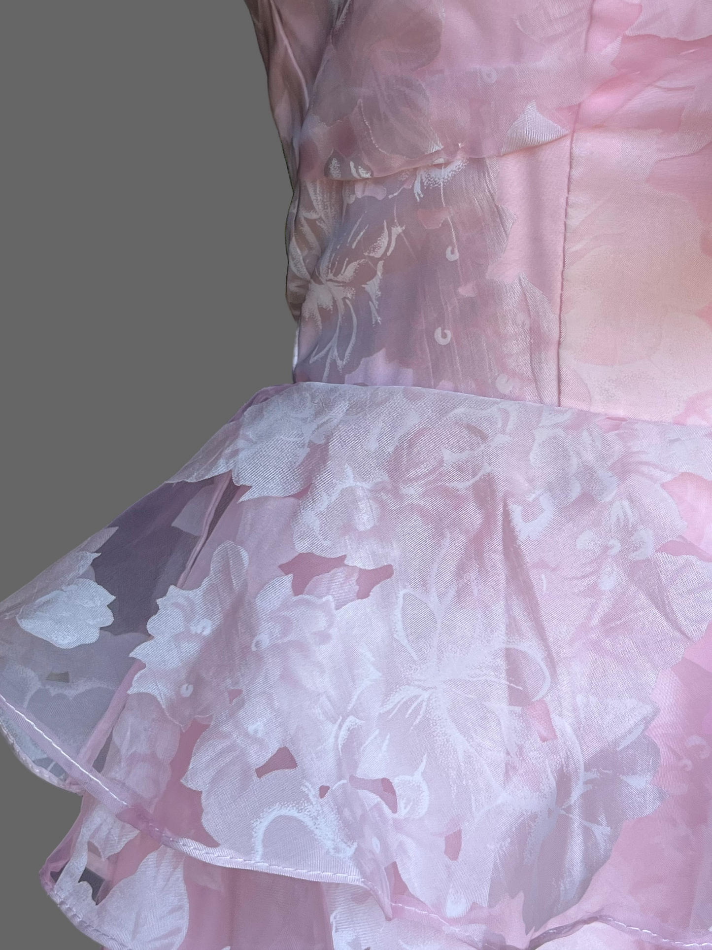 Stunning Layered Strapless Mermaid Dress