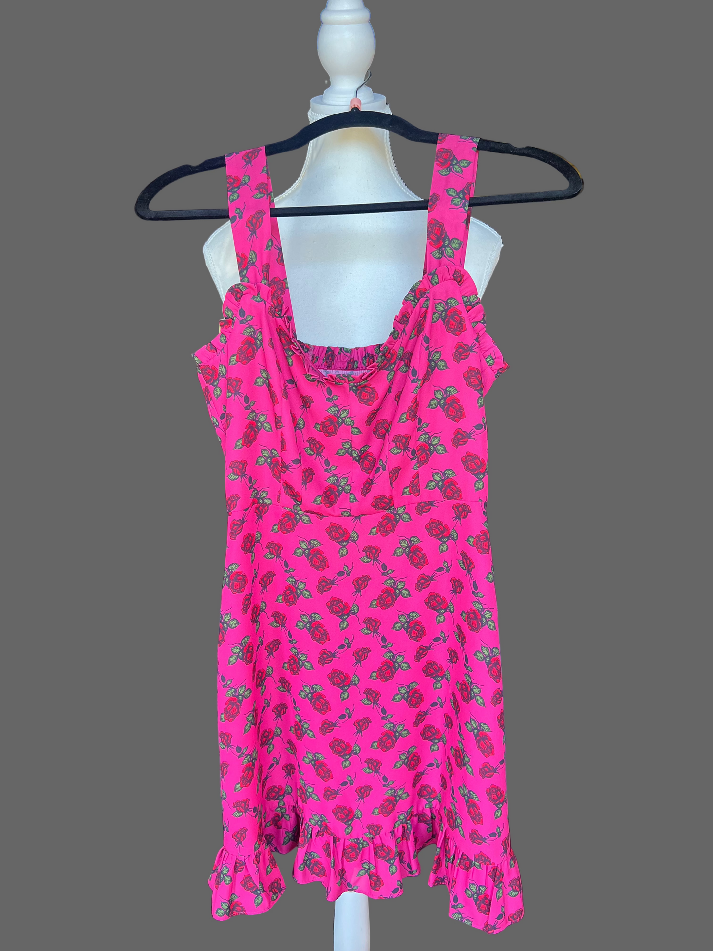 Betsy Johnson Floral Dress Roses & Ruffles