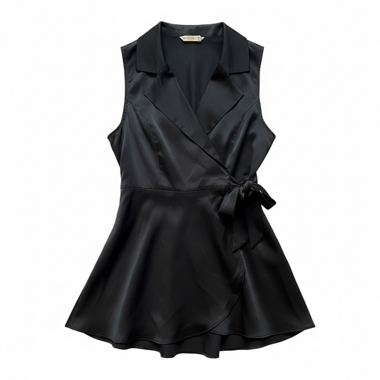 Black Flirty Romper