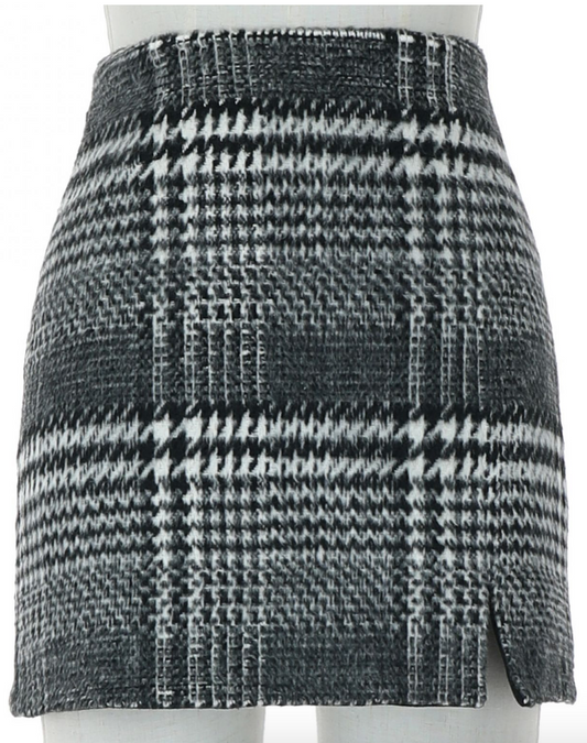 Plaid Mini SKirt