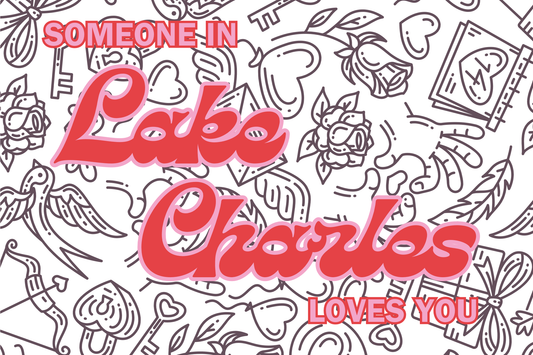Postcard Someone In Lake Charles Loves You