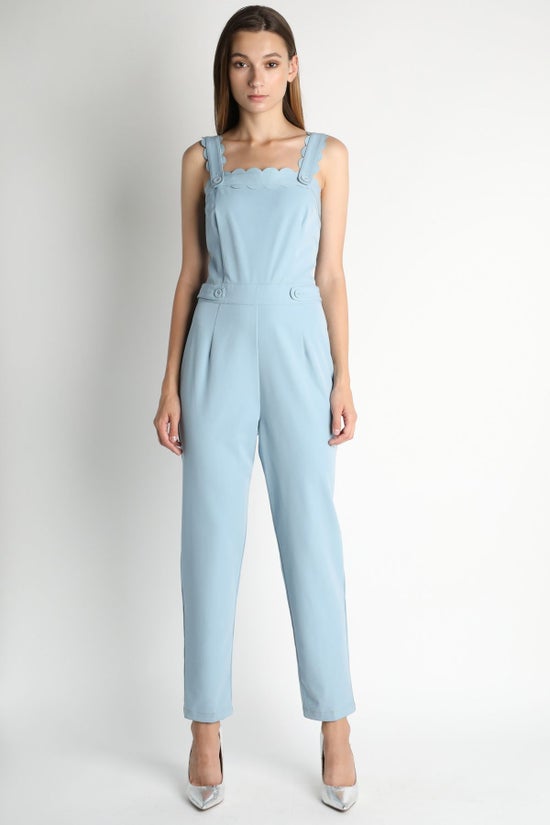 Scalloped Jumpsuit