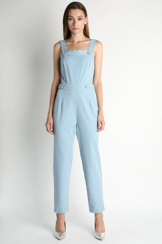 Scalloped Jumpsuit